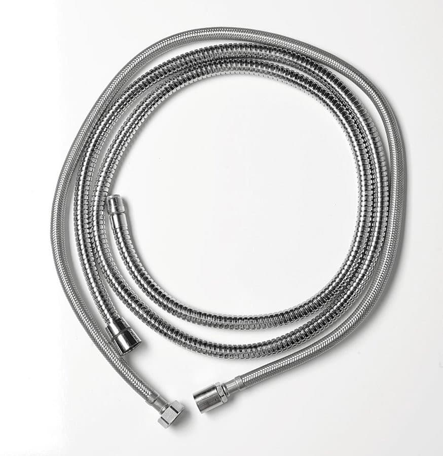 Zestaw węży zamiennych do baterii na brzeg wanny 175 cm chrom