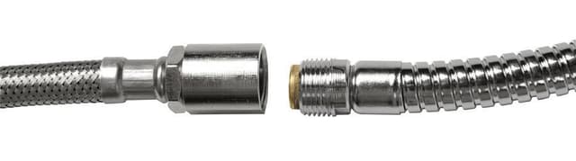 Zestaw węży zamiennych do baterii na brzeg wanny 175 cm chrom