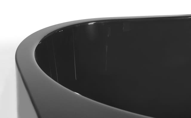 ASTRA L MONOLITH wanna wolnostojąca przyścienna 160x75x60 cm, szara