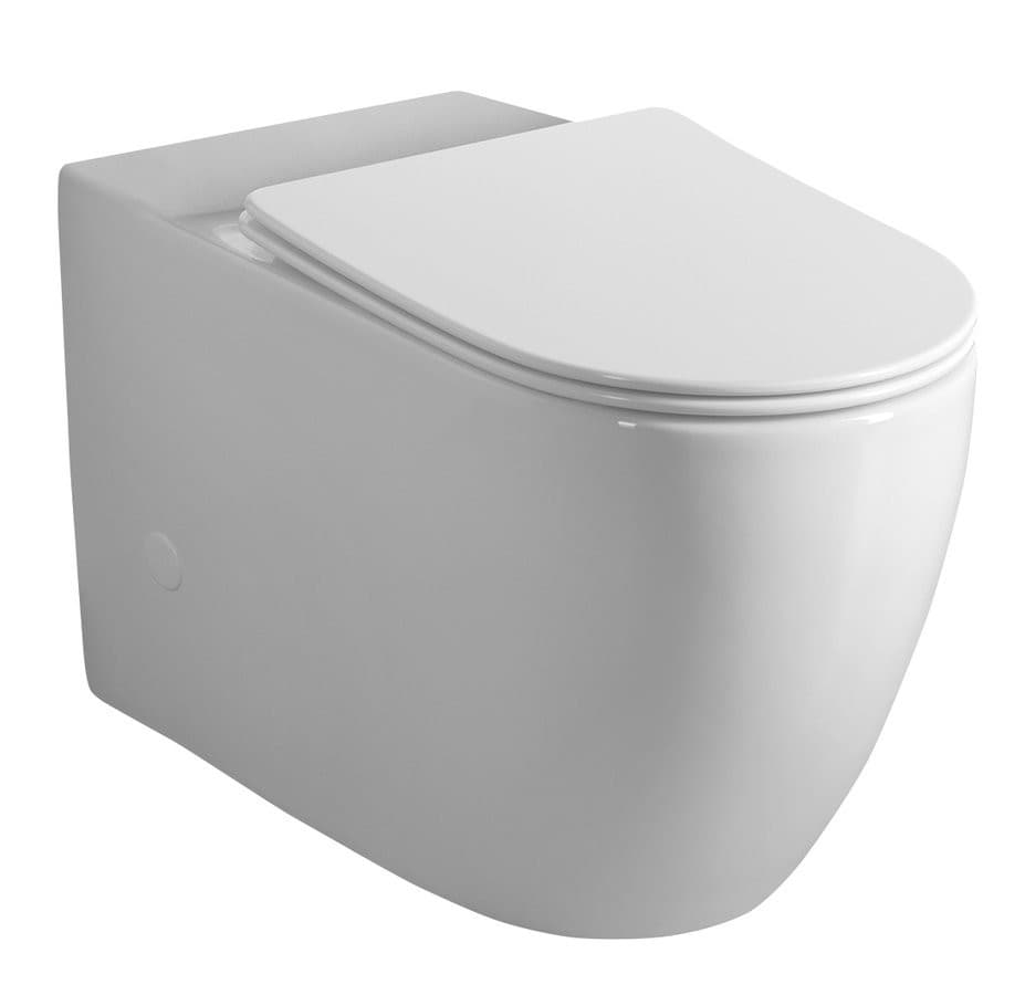 INFINITY RIMLESS misa WC kompaktowa, odpływ pionowy/poziomy, biały