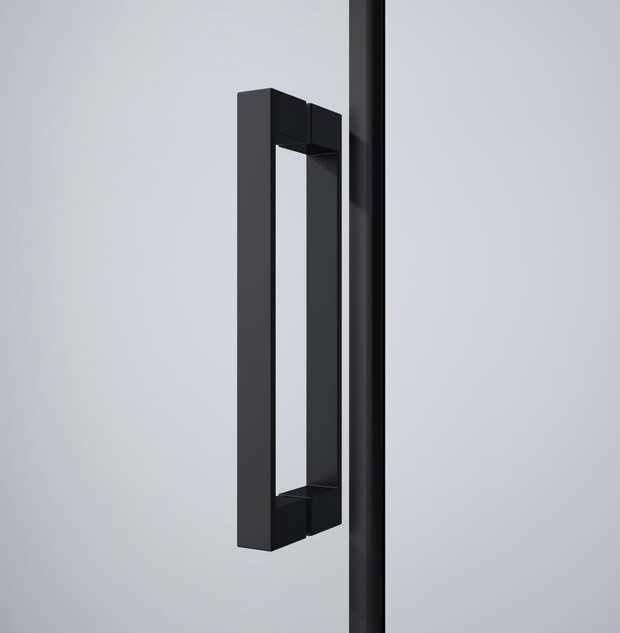 DRAGON BLACK kabina prysznicowa 800x900mm wariant L/P,wejście z rogu