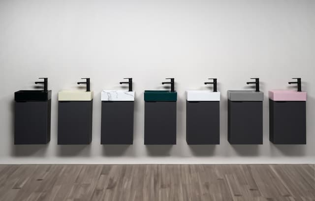 MARGITHA umywalka ceramiczna 38x22 cm z otworem na baterię po prawej stronie