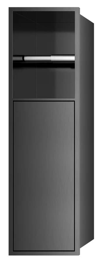 INSERTA podtynkowy uchwyt na papier toaletowy stal nierdzewna gun metal