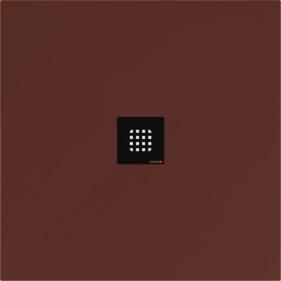 FLEXIA brodzik kompozytowy z możliwością docinania 90x90cm, brązowy mat