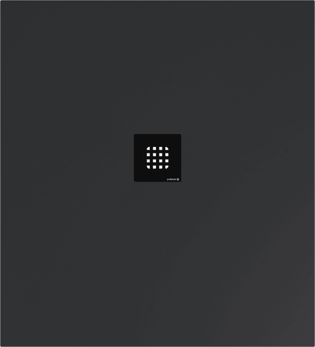 FLEXIA brodzik kompozytowy z możliwością docinania 110x100cm, antracyt mat