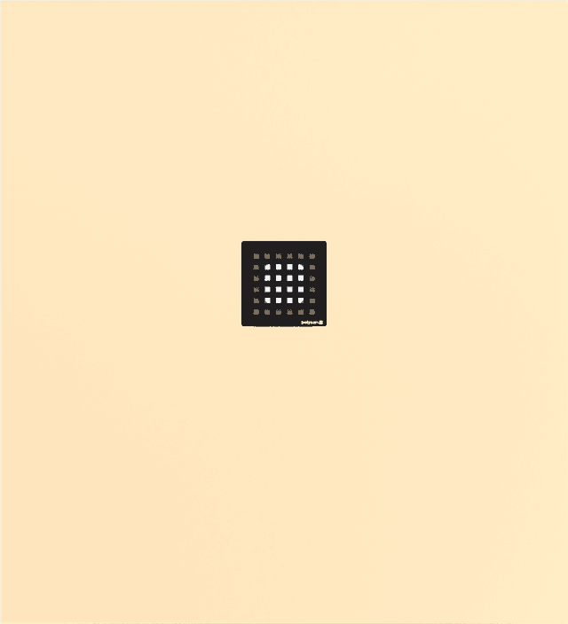 FLEXIA brodzik kompozytowy z możliwością docinania 110x100cm, beż mat