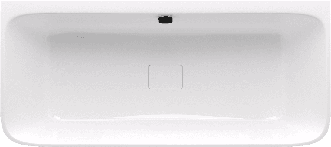 SKYLLA wanna wolnostojąca przyścienna 169x75x60cm, kompozyt, biały/szary mat