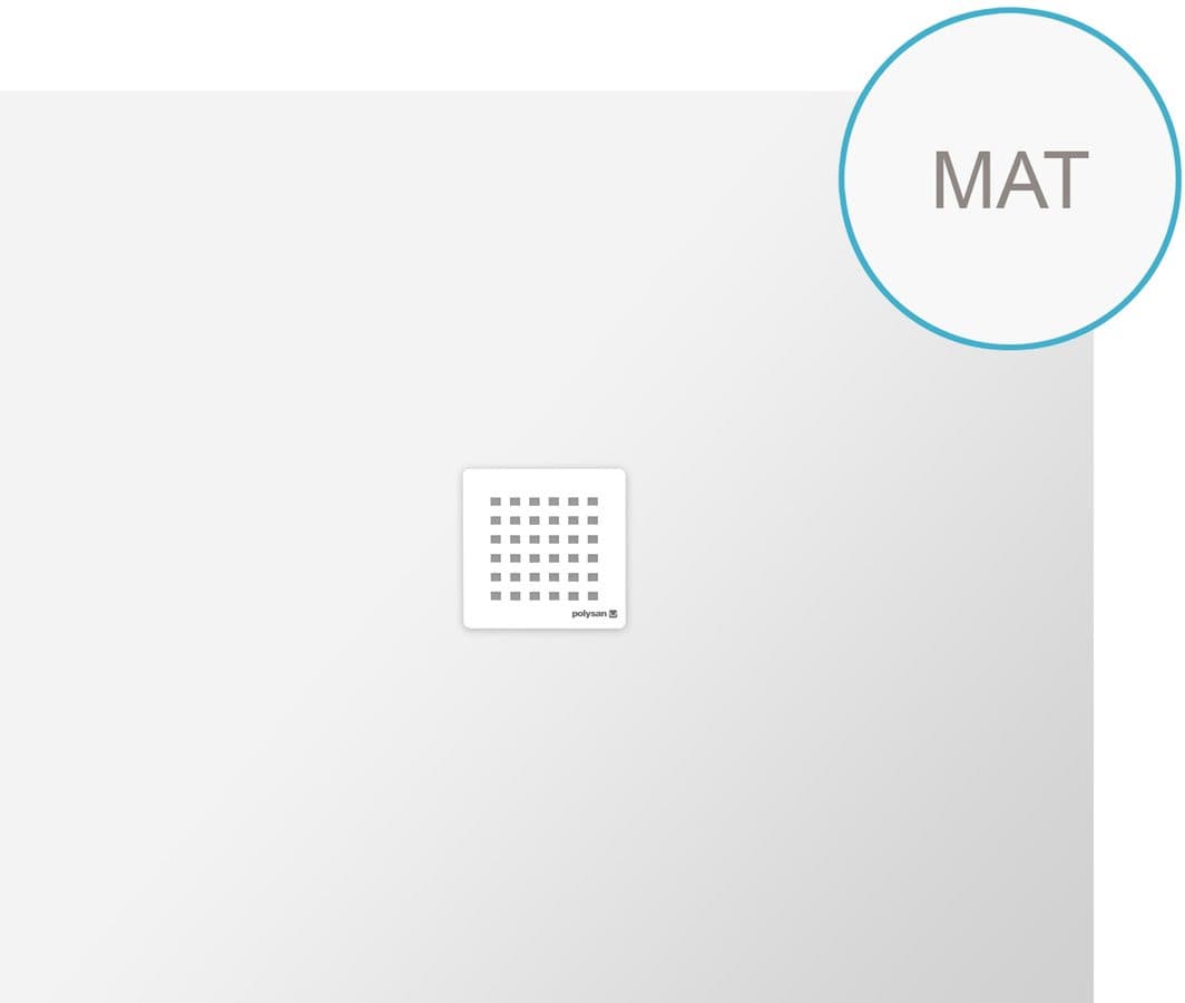 FLEXIA brodzik kompozytowy z możliwością docinania 120x100cm, biały mat