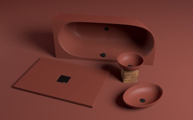 BANERA OVAL umywalka kompozytowa nablatowa, 60x40cm, brązowy mat