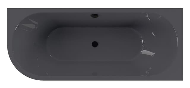 VIVA R MONOLITH wanna wolnostojąca przyścienna 180x75x60cm, szary