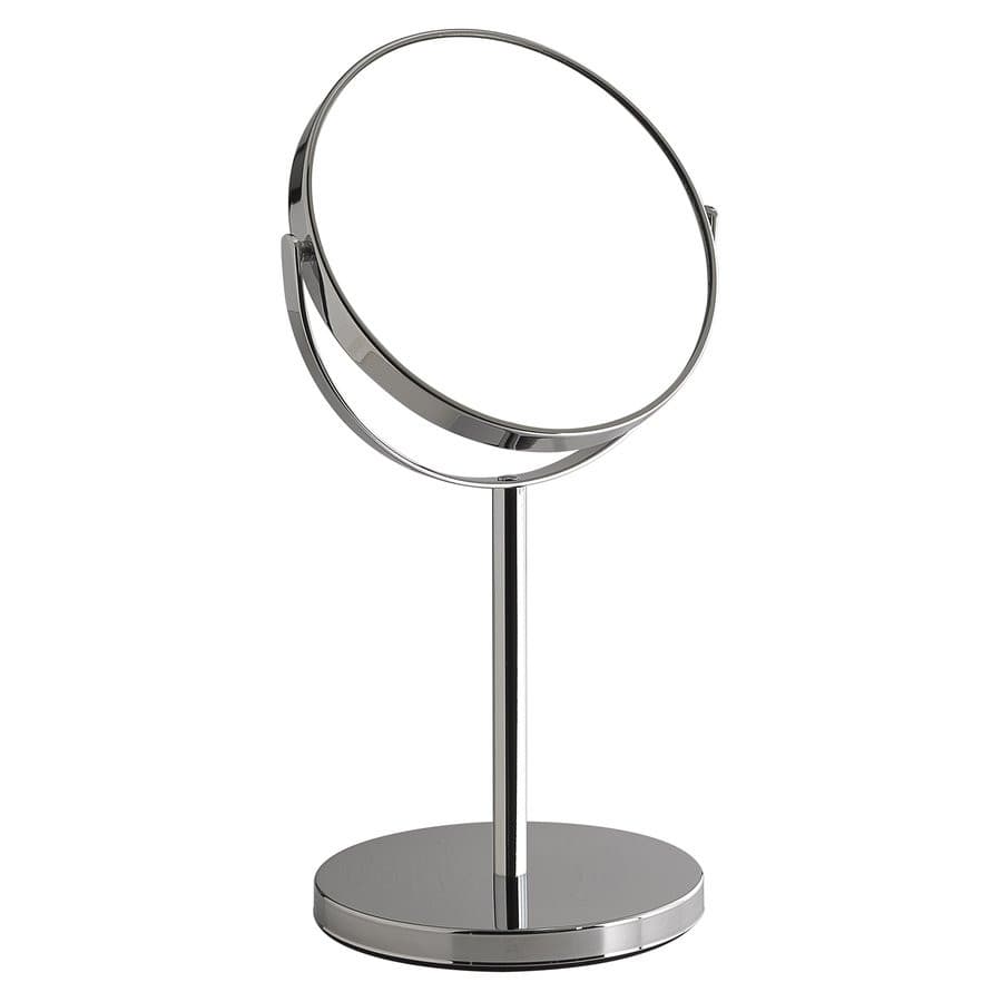 ANNA lusterko kosmetyczne stojące, średnica 163mm, dwustronne, chrom