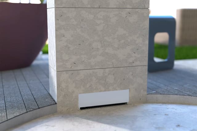 INTRAMURA odpływ liniowy z rusztem ze stali nierdzewnej, L-350, DN40