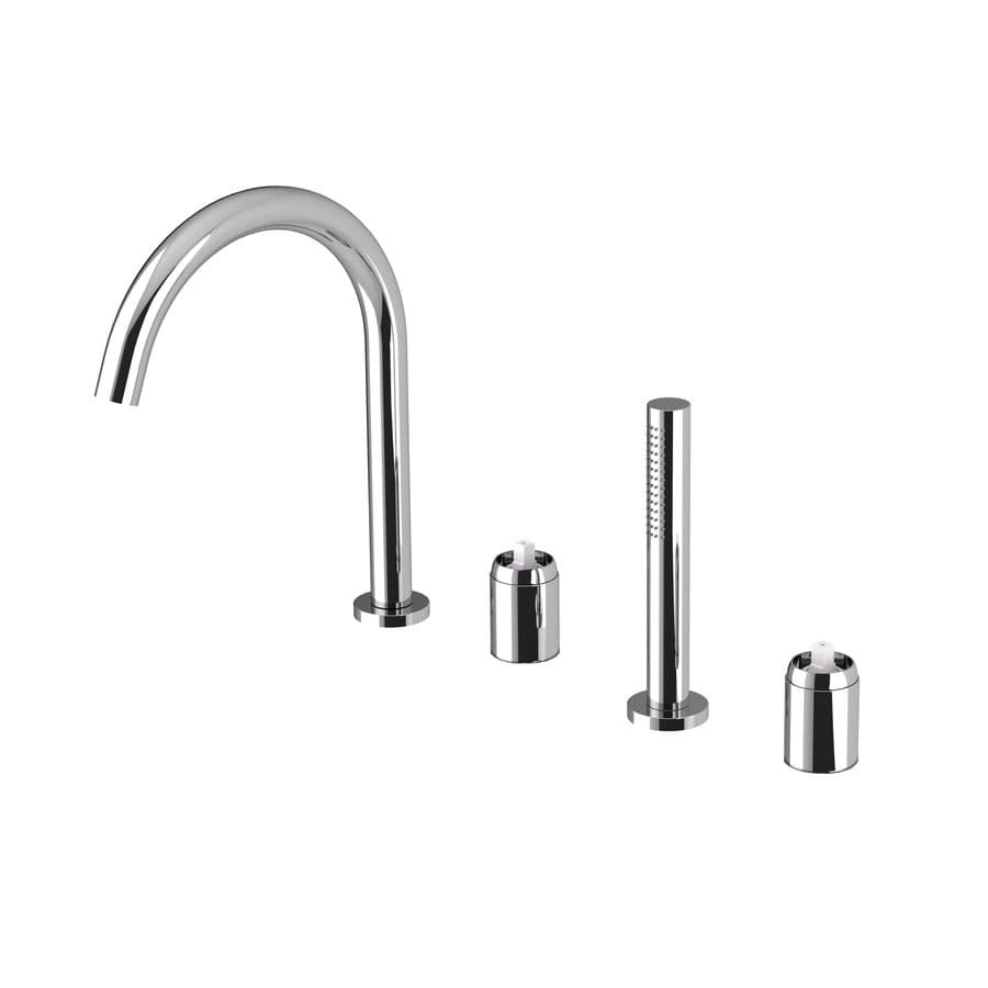 ULTRAMIX 4-elementowy korpus baterii do montażu na brzegu wanny, chromowany