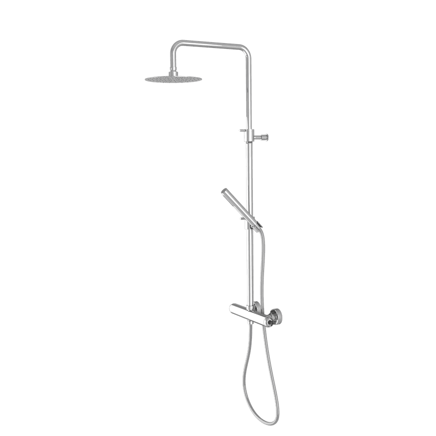 Korpus kolumny prysznicowej ULTRAMIX z baterią dźwigniową, chromowany