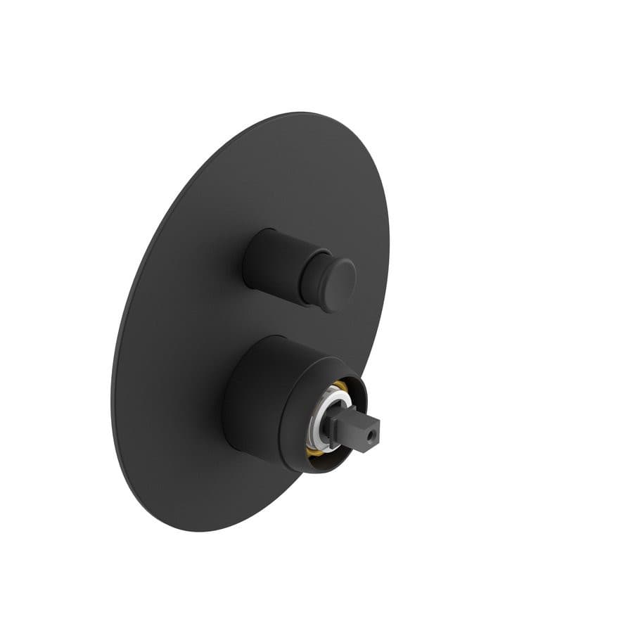 ULTRAMIX korpus do baterii prysznicowej podtynkowej z 2 wyjściami czarny mat