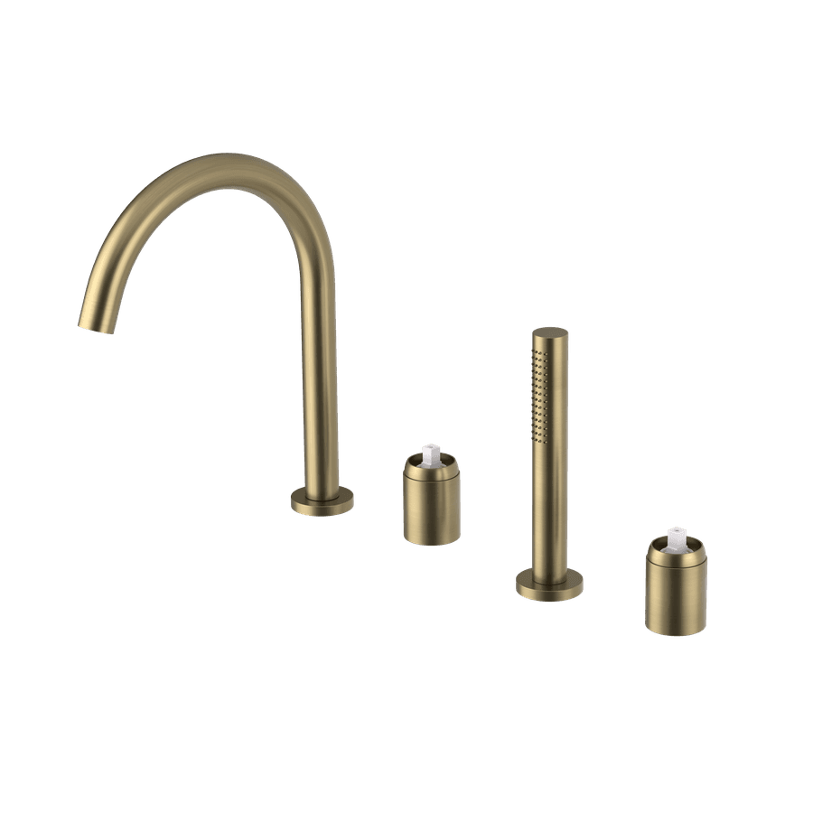 ULTRAMIX 4-elementowy korpus baterii wannowej, złoto mat