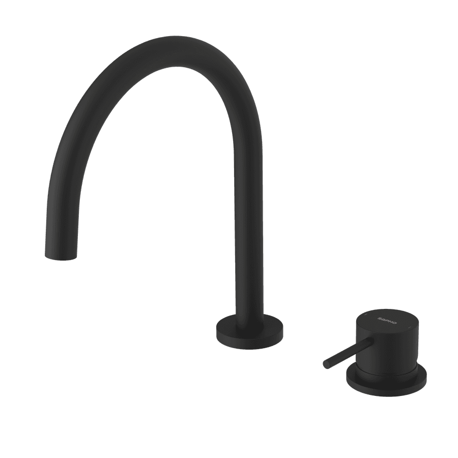 ULTRAMIX bateria umywalkowa dwuelementowa, bez odpływu, czarny mat