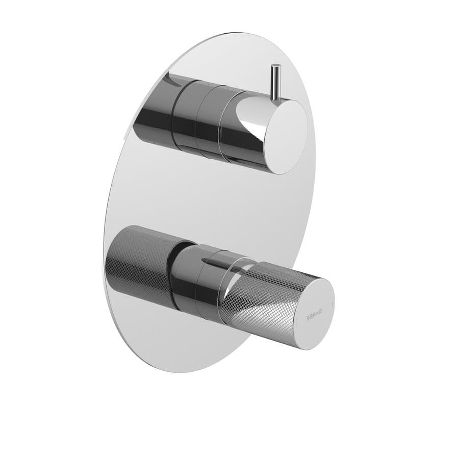 ULTRATAP bateria prysznicowa podtynkowa, z obrotowym przełącznikiem, chrom