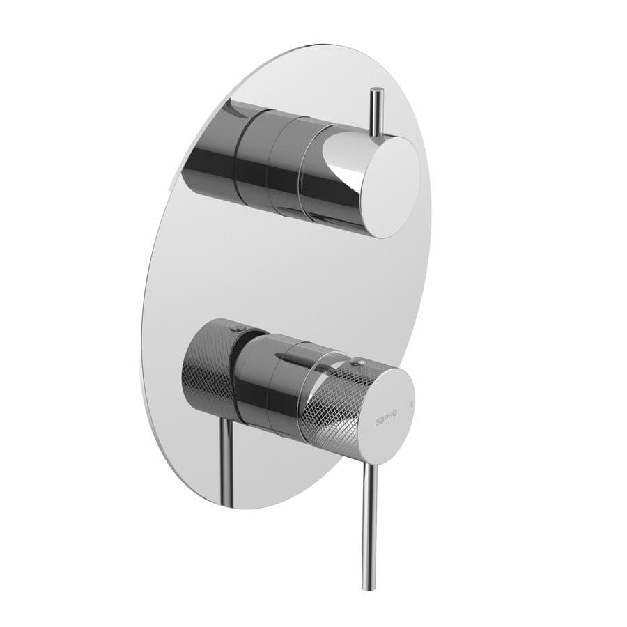 ULTRASAN bateria prysznicowa podtynkowa, 3 wyjścia, obrotowy chrom (Seria ULTRASAN)