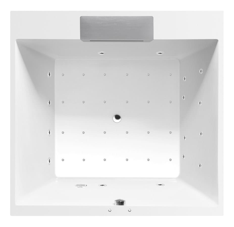 CAME FALLS wanna z hydromasażem Active Hydro-Air 175x175x50 cm, chrom