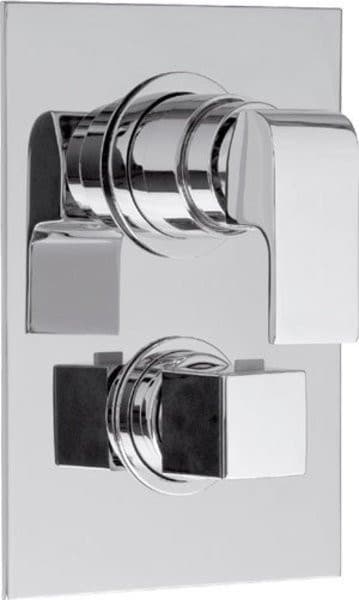 DIMY bateria prysznicowa podtynkowa termostatyczna 3-funkcyjna chrom