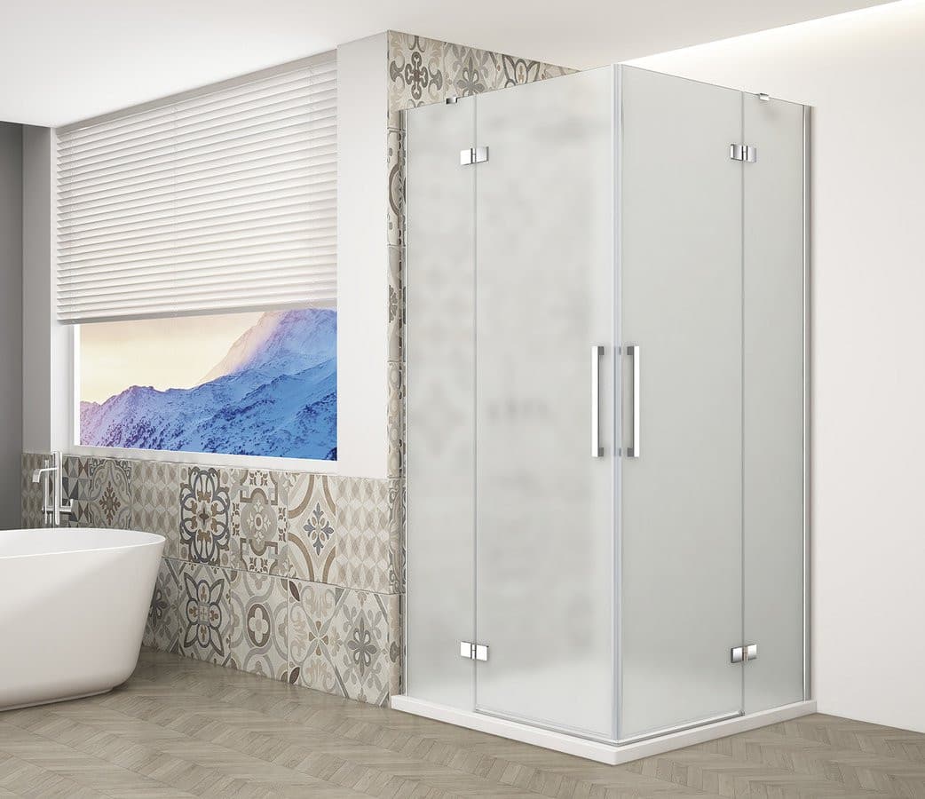 TRINITY CHROME kabina prysznicowa 1100x1000mm, wejście z rogu, szkło matowe