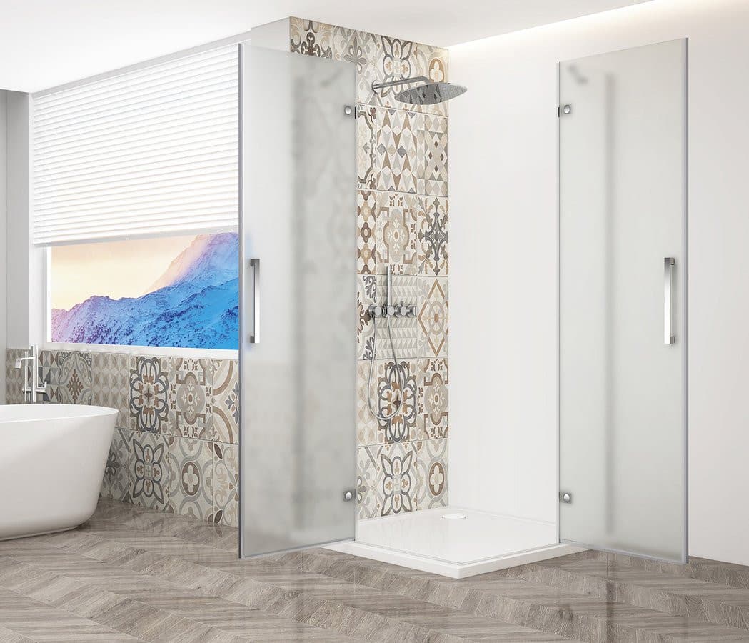 TRINITY CHROME kabina prysznicowa 1100x1000mm, wejście z rogu, szkło matowe