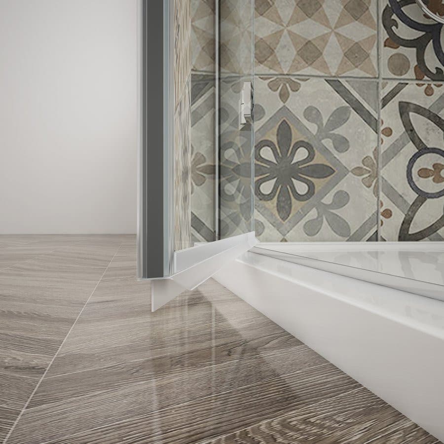 TRINITY CHROME kabina prysznicowa 1100x900mm, wejście z rogu, szkło czyste