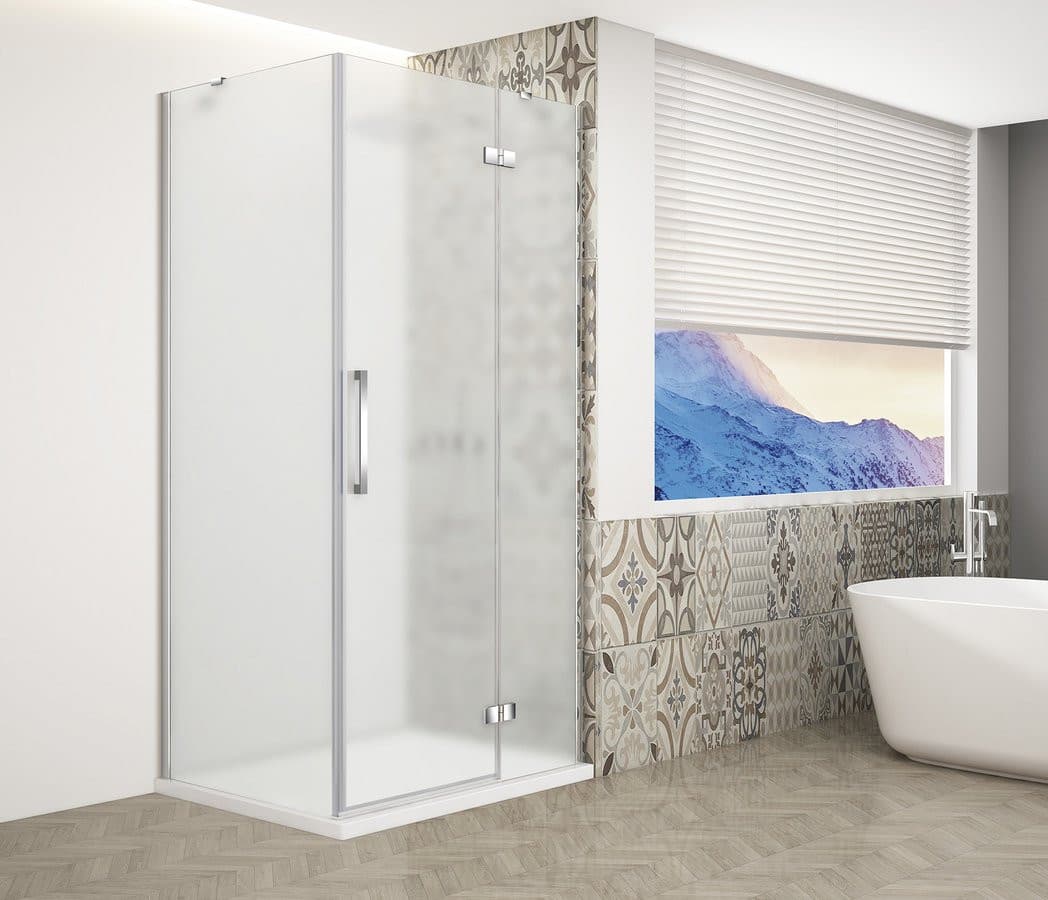 TRINITY CHROME kabina prysznicowa 1000x800mm, szkło matowe, prawe