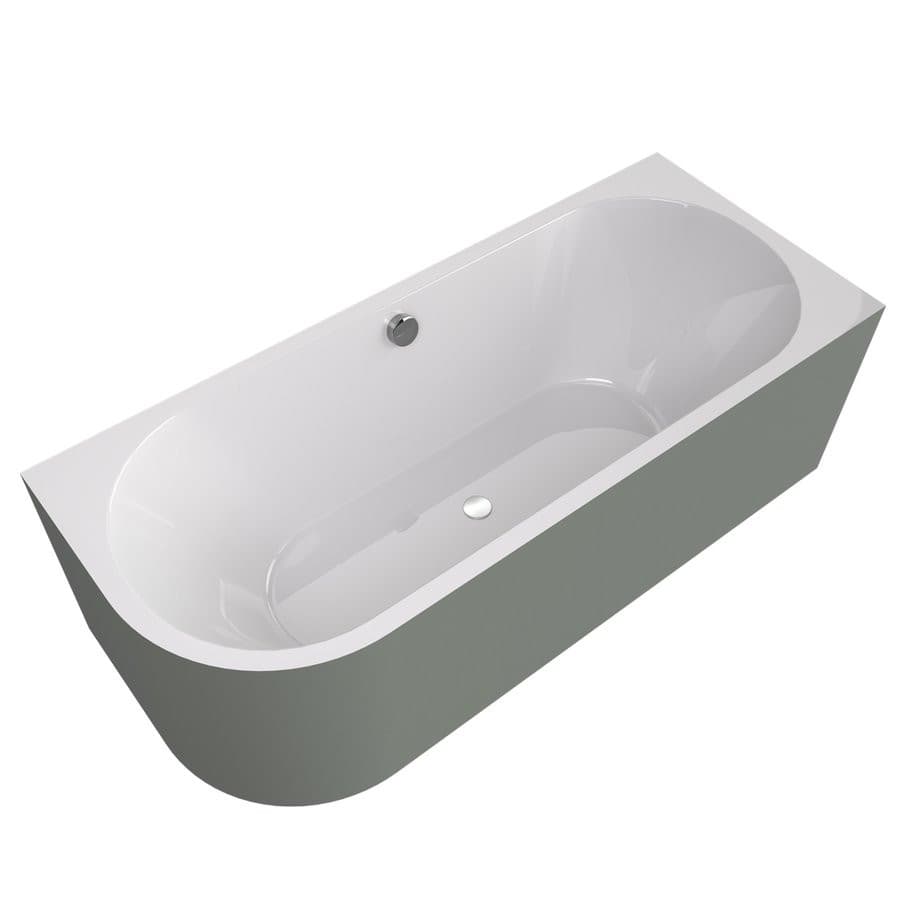 VIVA R MONOLITH wanna wolnostojąca przyścienna 180x75x60cm, biały/verde