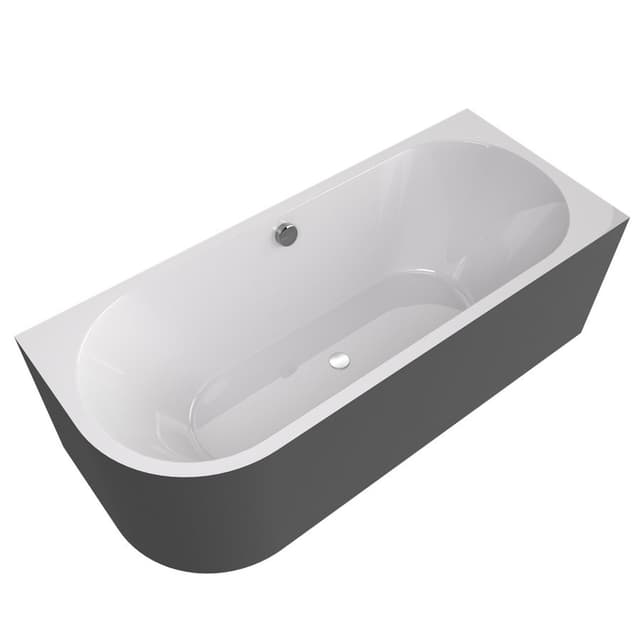 VIVA R MONOLITH wanna wolnostojąca przyścienna 170x75x60cm, biały/carina