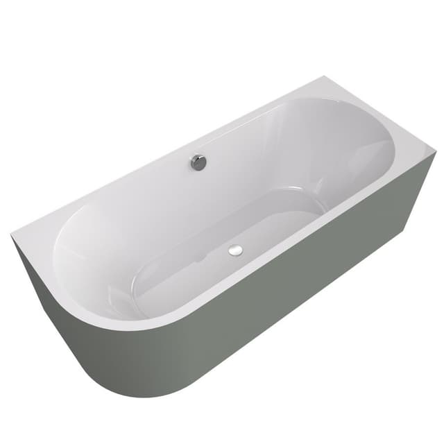 VIVA R MONOLITH wanna wolnostojąca przyścienna 170x75x60cm, biały/verde