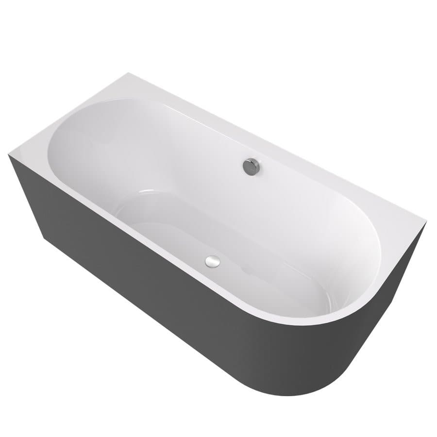 ASTRA L MONOLITH wanna wolnostojąca przyścienna 160x75x60cm, biały/carina