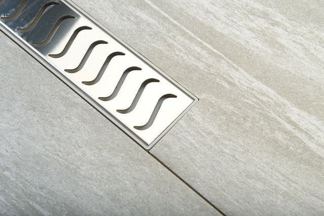 SCENE odpływ liniowy z rusztem ze stali nierdzewnej, L-820mm, DN40