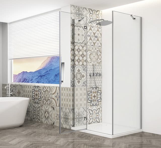 TRINITY CHROME kabina prysznicowa prostokątna 900x1200mm, szkło czyste, lewe