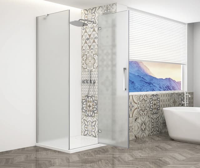 TRINITY CHROME kabina prysznicowa prostokątna 900x1200mm, szkło matowe, prawostronna