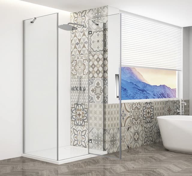 TRINITY CHROME kabina prysznicowa bezprofilowa 1000x900mm, szkło czyste, prawe