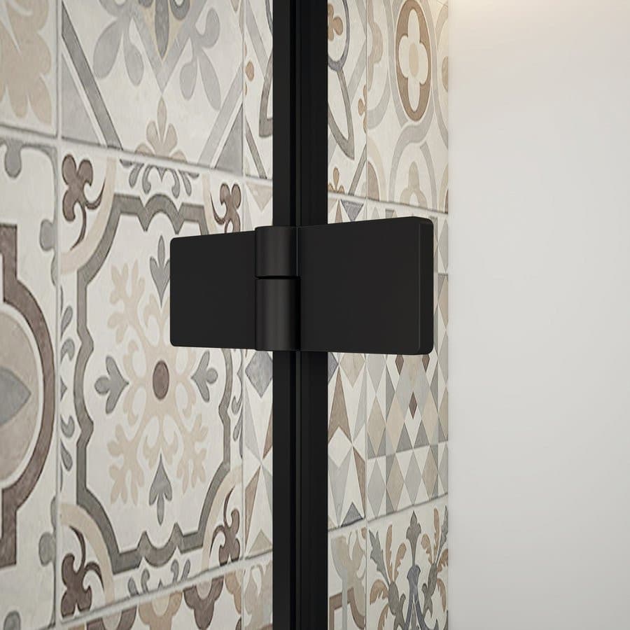 TRINITY BLACK kabina prysznicowa prostokątna 1200x900mm, szkło czyste, prawe