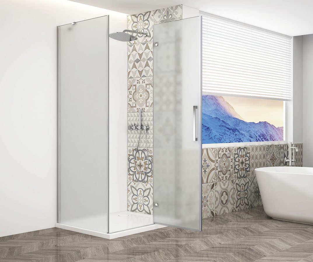 TRINITY CHROME kabina prysznicowa prostokątna 1200x900mm, szkło matowe, prawe