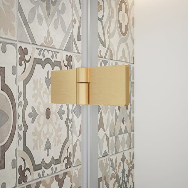 TRINITY GOLD MATT kabina prysznicowa 800x900 mm, szkło matowe, lewa