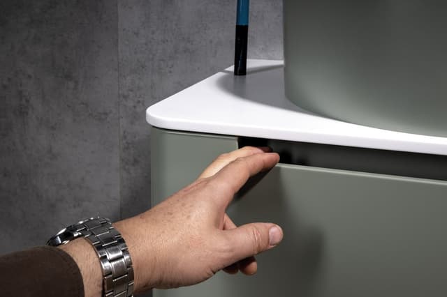 KERALA szafka pod umywalkę 120x35x47,5 cm, matowy antracyt, 1 szuflada