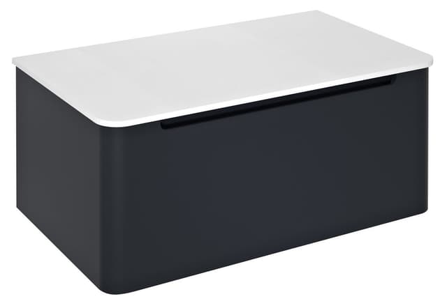 KERALA szafka pod umywalkę 80x35x47,5cm, z 1 szufladą, antracyt mat
