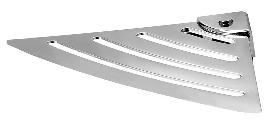 Półka narożna SMART do kabiny prysznicowej 178x178mm, ABS i stal nierdzewna