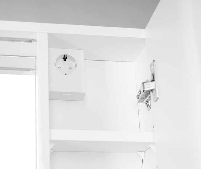 ZOJA/KERAMIA FRESH STRIP szafka z lustrem i oświetleniem LED, 70x60x14cm, biały