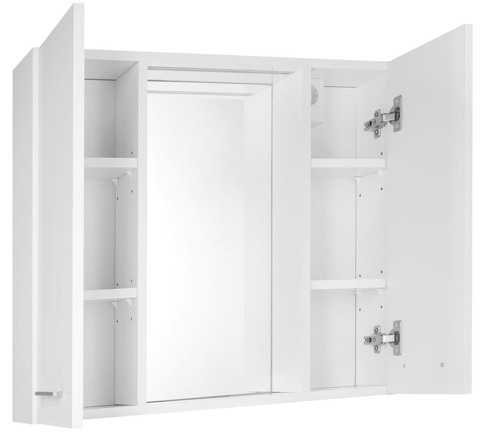 ZOJA/KERAMIA FRESH STRIP szafka z lustrem i oświetleniem LED, 70x60x14cm, biały