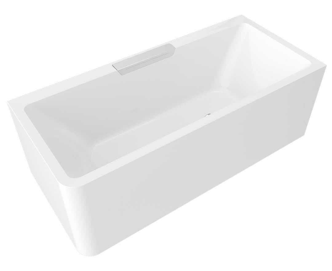 CASCATA R MONOLITH wanna prostokątna 180x80x60, kaskada ze stali nierdzewnej