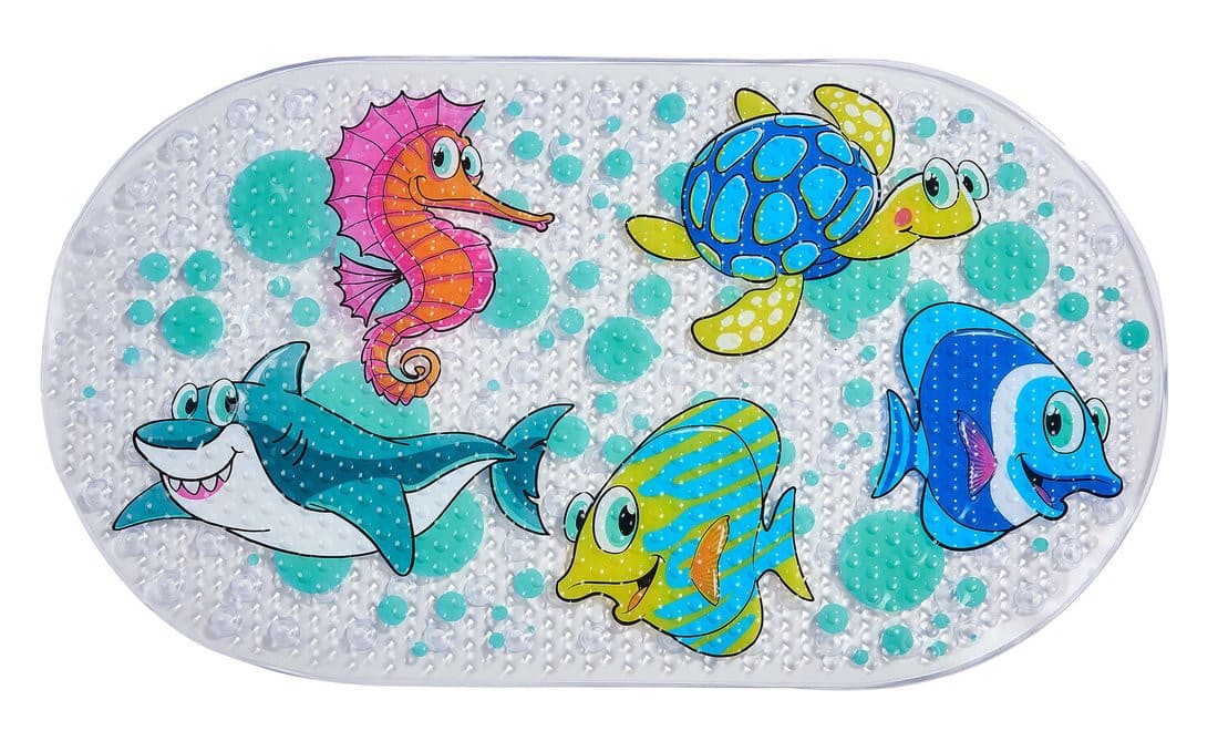 SEA dywanik antypoślizgowy do kabiny pryszn. 69x39cm, PCV, multi color