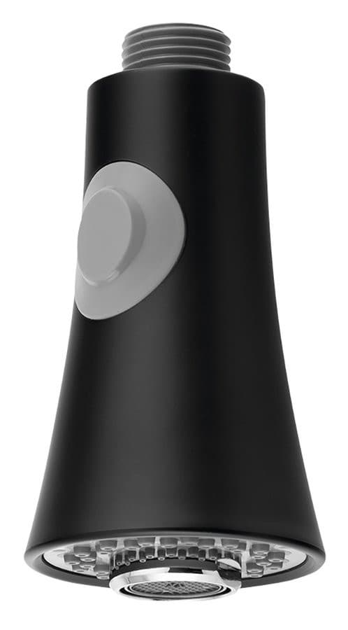 Wysuwany prysznic do baterii zlewozmywakowej 1/2 ", 2 funkcje, czarny mat