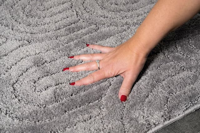 RIST dywanik łazienkowy, 50x80cm, 100% polyester, antypoślizgowa, szary