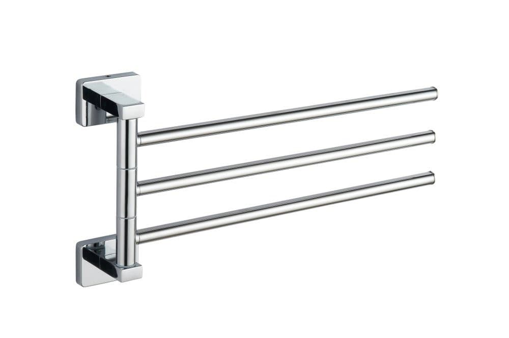 APOLLO potrójny wieszak na ręczniki 350mm, chrom